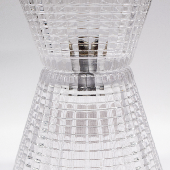 صورة مبخرة شفافة بمعدن أسود MK8880