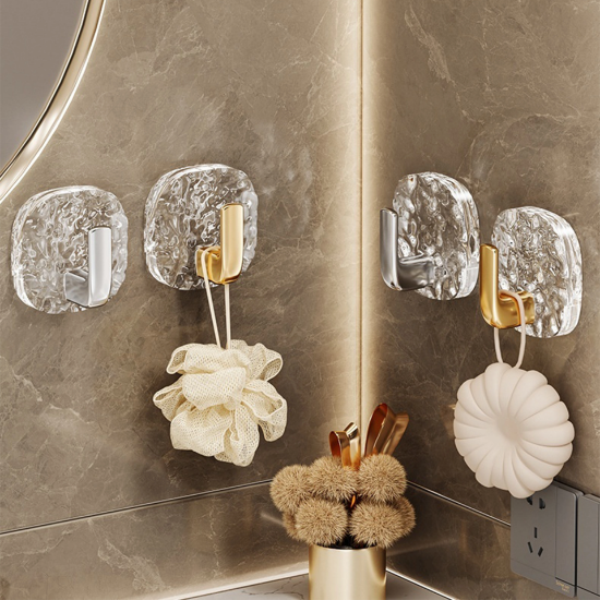 صورة خطاف جداري شفاف 4 قطع Z02-G-02