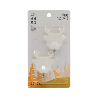 صورة خطاف جداري على شكل رأس غزال YM-8011