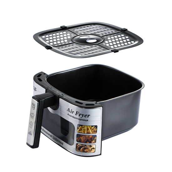 السلة المزدوجة غير اللاصقة لطهي وجبتين معاً