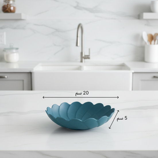 صحن تقديم فاخر بتصميم عصري.