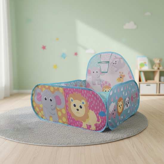 خيمة كرة السلة للأطفال بتصميم آمن