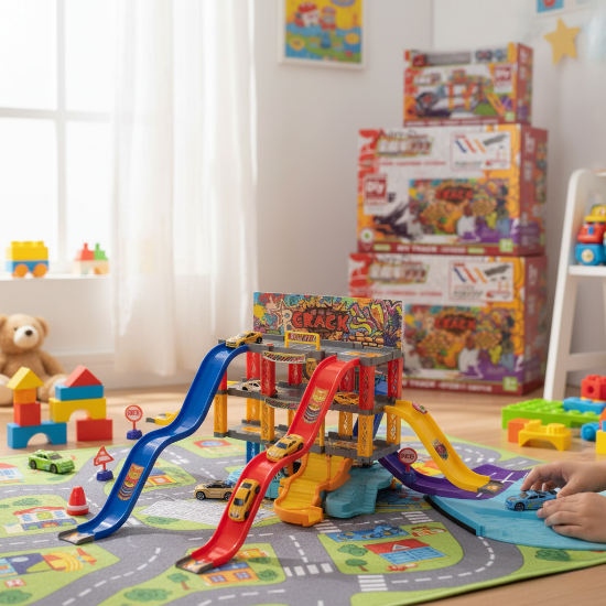 لعبة موقف سيارات متعدد الطوابق QM-2