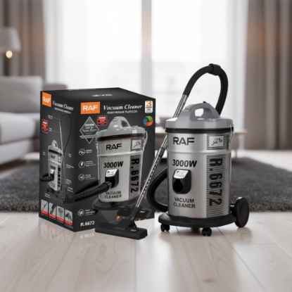 مكنسة كهربائية RAF 25 لتر بقوة 3000 واط