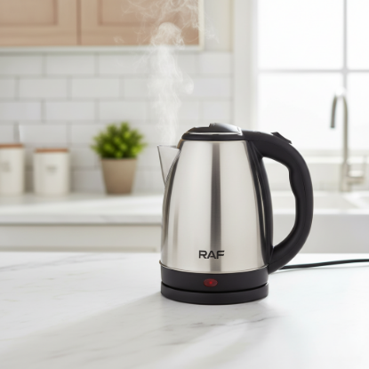 غلاية كهربائية RAF R7816 بتصميم ستانلس ستيل أنيق