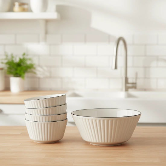 صورة طقم أوعية بورسلين 5 قطع