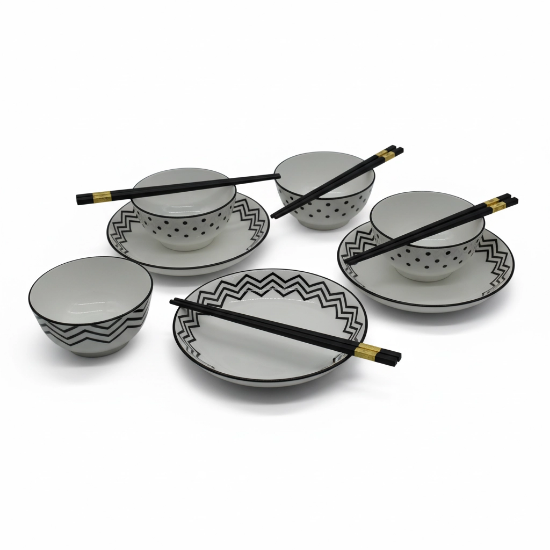 صورة مجموعة أوعية سيراميك 10 قطع