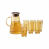 صورة طقم جيك عصير شفاف مع 6 اكواب