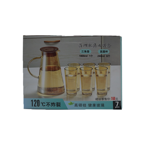 صورة طقم جيك عصير شفاف مع 6 اكواب