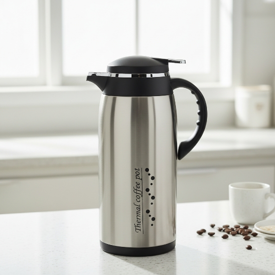 صورة ثلاجة شاي/ قهوة استيل  E4 لتر1.9