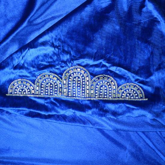 صورة مخمل فصوص سادة