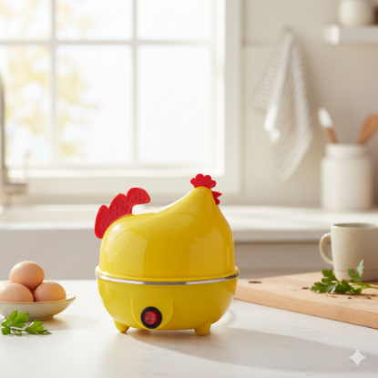 صورة جهاز سلق البيض على شكل دجاجة