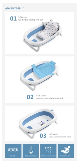 صورة حوض استحمام الأطفال قابل للطي 6687