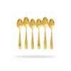 صورة طقم ملاعق ذهبية صغيرة 6 قطع     16336-2