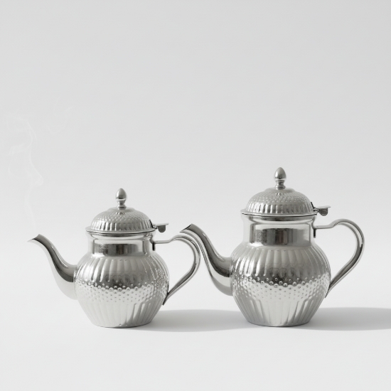 صورة طقم إبريق شاي من الستانلس استيل 2 قطع BN-552