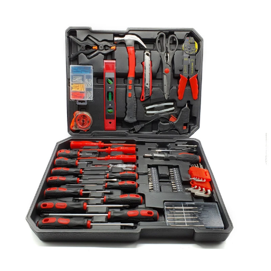 صورة حقيبة مجموعة مفكات متنوعة 187 قطعة