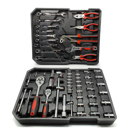 صورة حقيبة مجموعة مفكات متنوعة 187 قطعة