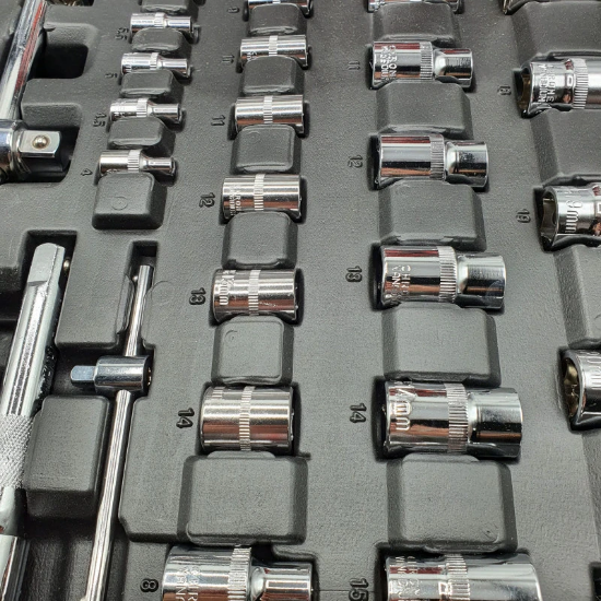 صورة حقيبة مجموعة مفكات متنوعة 187 قطعة