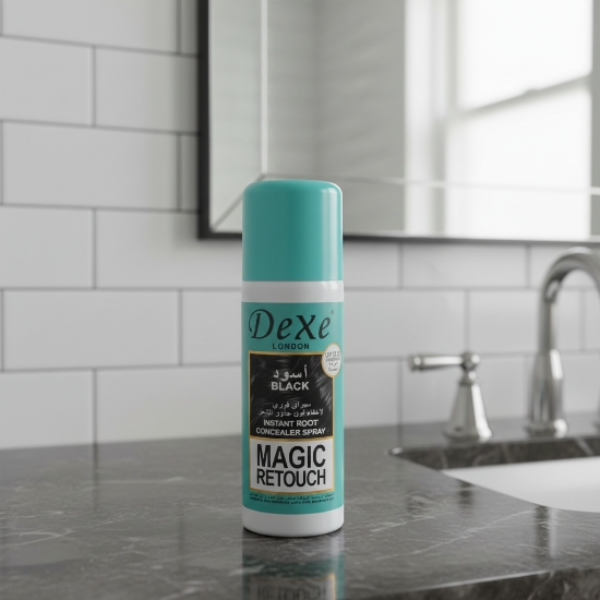صورة سبراي فوري لاخفاء ألوان جذور الشعر Dexe-A8
