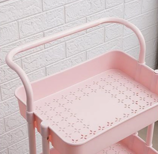 صورة رف تخزين بعجلات 3 طبقات