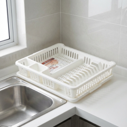 صورة رف تجفيف الأطباق بلاستيك