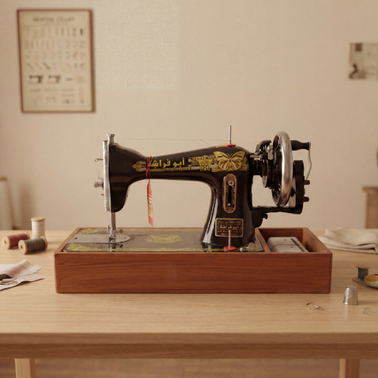 صورة مكينة خياطة يدوية