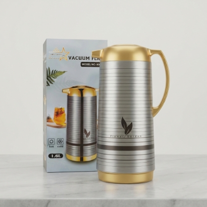 صورة ثلاجة استيل ذهبي النجم 1.6 لتر