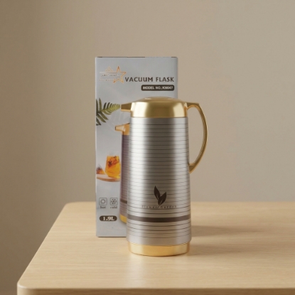 صورة ثلاجة استيل ذهبي النجم 1.9 لتر