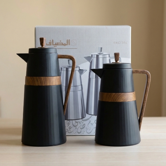 صورة طقم ثلاجة شاي  1 لتر + 0.7  سيف المضياف