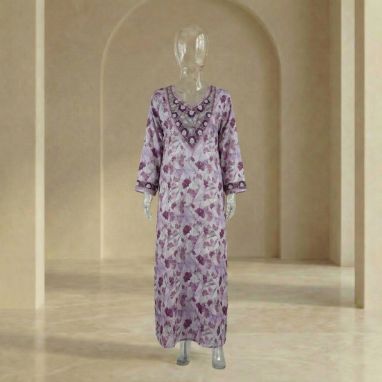 صورة مخور حرير ايطالي مطرز بالترتر