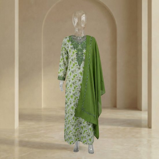 صورة مخور مطرز حرير مع الشيلة