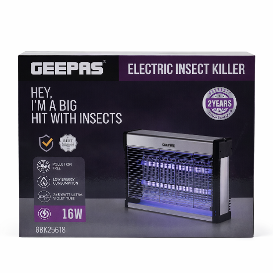 صورة صاعق حشرات كهربائي جيباس موديل GBK25618