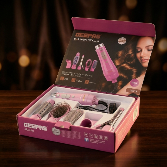 صورة جهاز تصفيف الشعر 6*1 جيباس موديل GH715