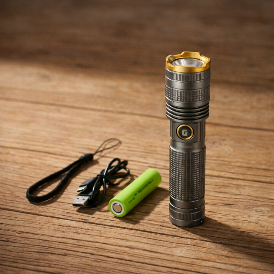 صورة مصباح يدوي LED قابل للتكبير جيباس موديل GFL3854Z