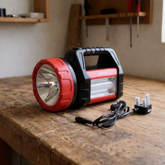 صورة كشاف يدوي LED مع ضوء جانبي جيباس موديل GSL7822