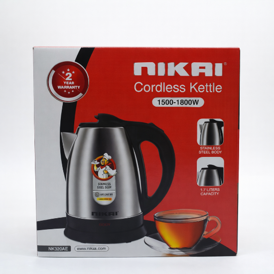 صورة غلاية كهربائية 1.7 لتر نيكاي NK320AE