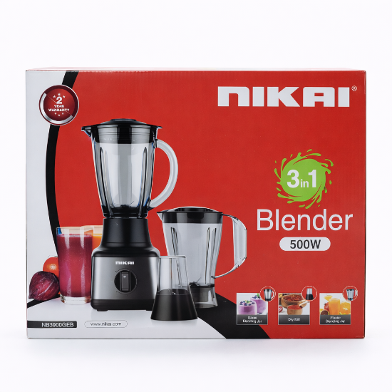 صورة خلاط 3*1 نيكاي موديل NB3900GEB