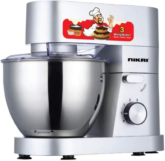 صورة خلاطة عجين كهربائية 6.5 لتر نيكاي موديل NSM650A
