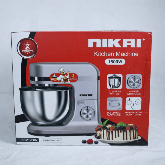 صورة خلاطة عجين كهربائية 12 لتر نيكاي موديل NSM1200A