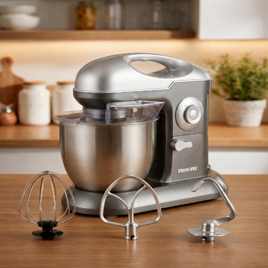 صورة خلاطة عجين كهربائية 6.5 لتر نيكاي موديل NSM650A