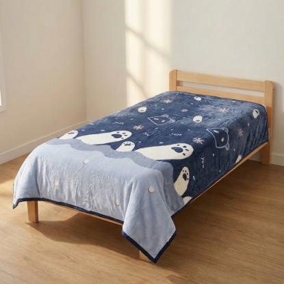 صورة بطانية فلانيل منقشة 160 * 220