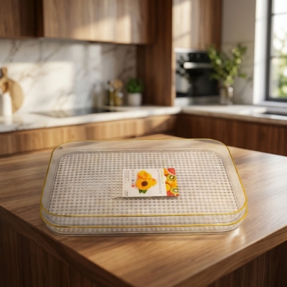 صورة صينية تقديم اكريليك مذهب كريستال موديل LUXCW-198