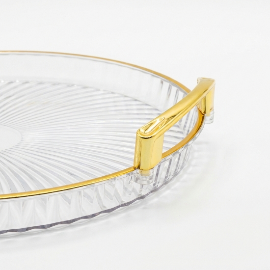 صورة صينية تقديم اكريليك مدور موديل LUXCW-192