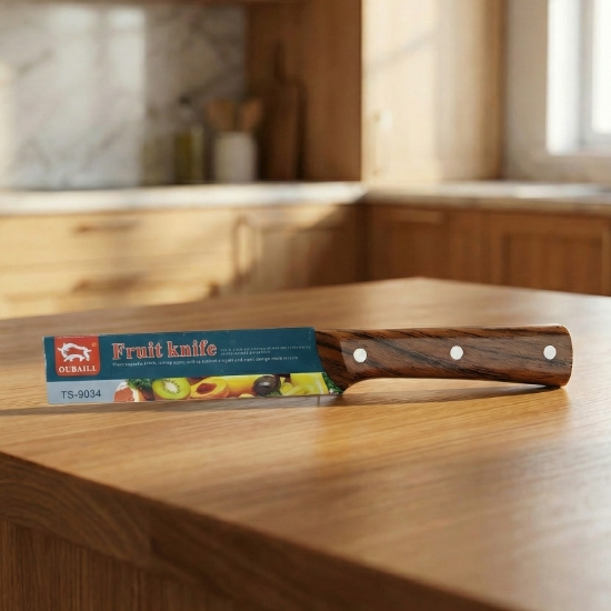 صورة سكين لون بني T-9034