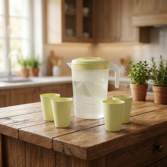 صورة جيك بلاستيك 3.5 لتر مع الأكواب Y32-386398+8652-4+386518-Y32+4-8620