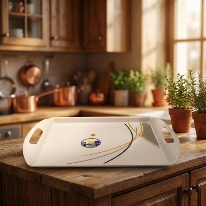 صورة معشرة ميلامين نقشة ذهبي D2655