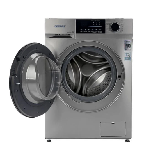 صورة غسالة ملابس امامي اوتوماتيك جيباس 10 كجم موديل GWMF10140SR