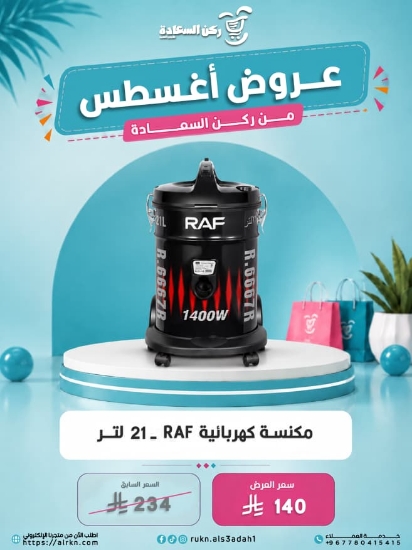صورة مكنسة كهربائية R.6667 21L RAF