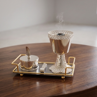 صورة طقم مبخرة مع سكرية موديل -W50515